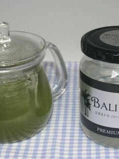 簡単☆乳化☆ココナッツオイルで緑茶ラテ-レシピのメイン写真