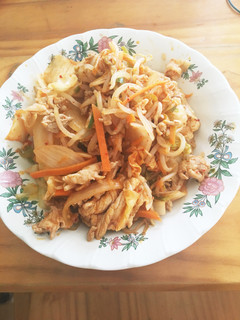 簡単野菜キムチ炒め-レシピのメイン写真