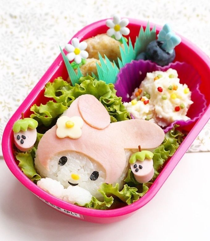 キャラ弁♥】マイメロディーお弁当 by COOK☆ママ