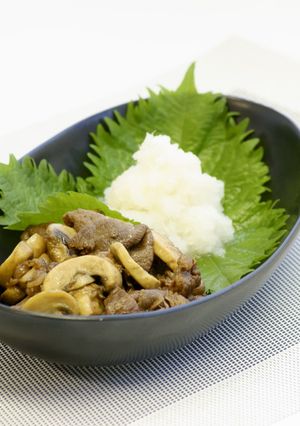 マッシュルームと牛肉のピリ辛炒め♪-レシピのメイン写真