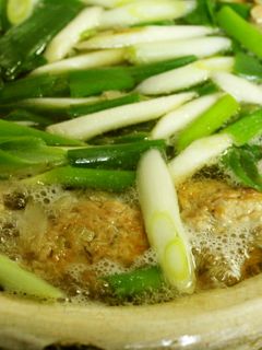 土鍋で作る・焼きつくね鍋-レシピのメイン写真