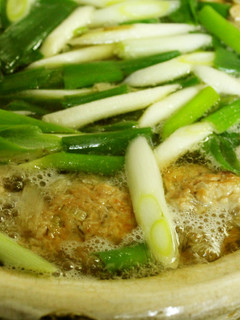 土鍋で作る・焼きつくね鍋-レシピのメイン写真