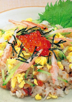 いくらとロイヤルカリブのちらし寿司-レシピのメイン写真