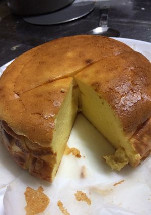 簡単、ベイクドチーズケーキ(*^^*)-レシピのメイン写真