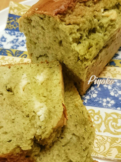 バター無し☆ホワイトチョコと抹茶のケーキ-レシピのメイン写真