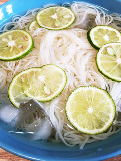簡単さっぱりすだちそうめん-レシピのメイン写真