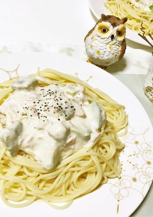 冷製アボカドのシーチキンマヨパスタ-レシピのメイン写真