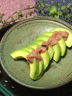 アボガドの塩辛のっけ-レシピのメイン写真