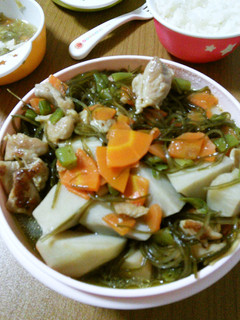 刻み昆布と鶏肉の煮物-レシピのメイン写真
