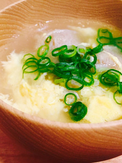 餃子のたねをリメイク 肉だんごスープ-レシピのメイン写真