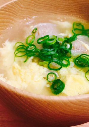 餃子のたねをリメイク 肉だんごスープ-レシピのメイン写真