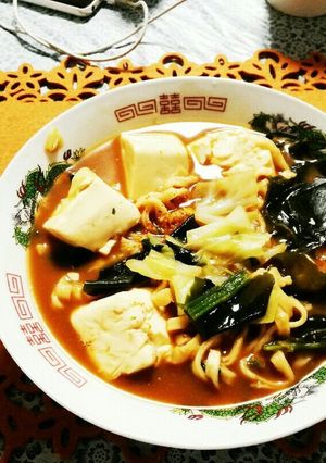 豆腐入りすがきやの味噌煮込みうどん-レシピのメイン写真