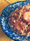 【保存版】冷凍エビ余ったら♪エビ炒飯♡