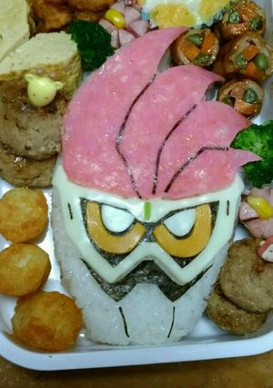 仮面ライダー エグゼイド L2 キャラ弁-レシピのメイン写真
