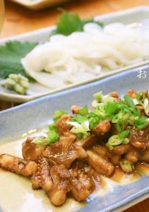 刺身用イカを食べきるワタとゲソの味噌炒め-レシピのメイン写真