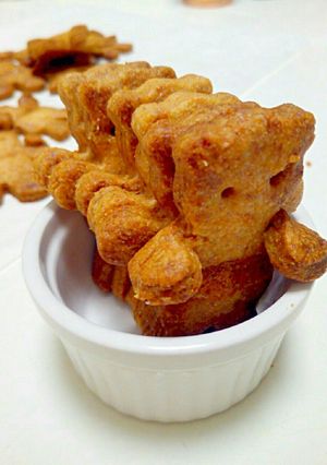 杏仁Cookie　くまさん　前ならえ！-レシピのメイン写真