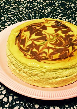 簡単アボカドのグリーンチーズケーキ-レシピのメイン写真