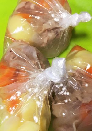 私的☆カレーや肉じゃがの下ごしらえ保存-レシピのメイン写真