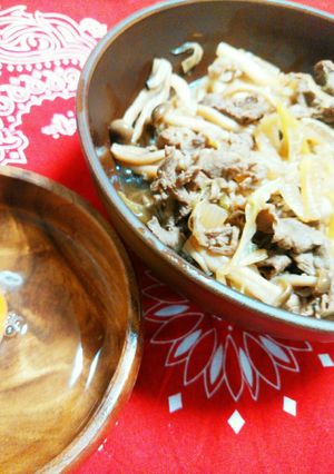 だししょうゆDEすき焼き風うどん☆-レシピのメイン写真
