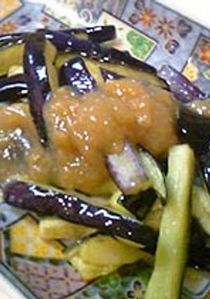 揚げナスの梅肉あえ-レシピのメイン写真