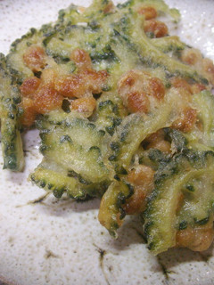 ゴーヤと納豆のかき揚げ-レシピのメイン写真