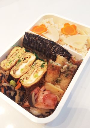 毎日男弁当⁂たけのこごはん弁当-レシピのメイン写真