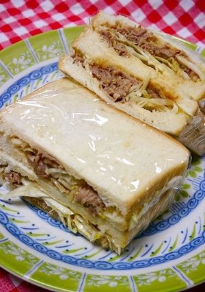レンジで簡単！カツサンド(焼きパン粉)-レシピのメイン写真