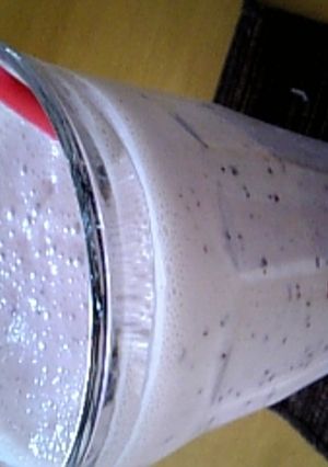 濃厚ブルーベリー飲むヨーグルト-レシピのメイン写真