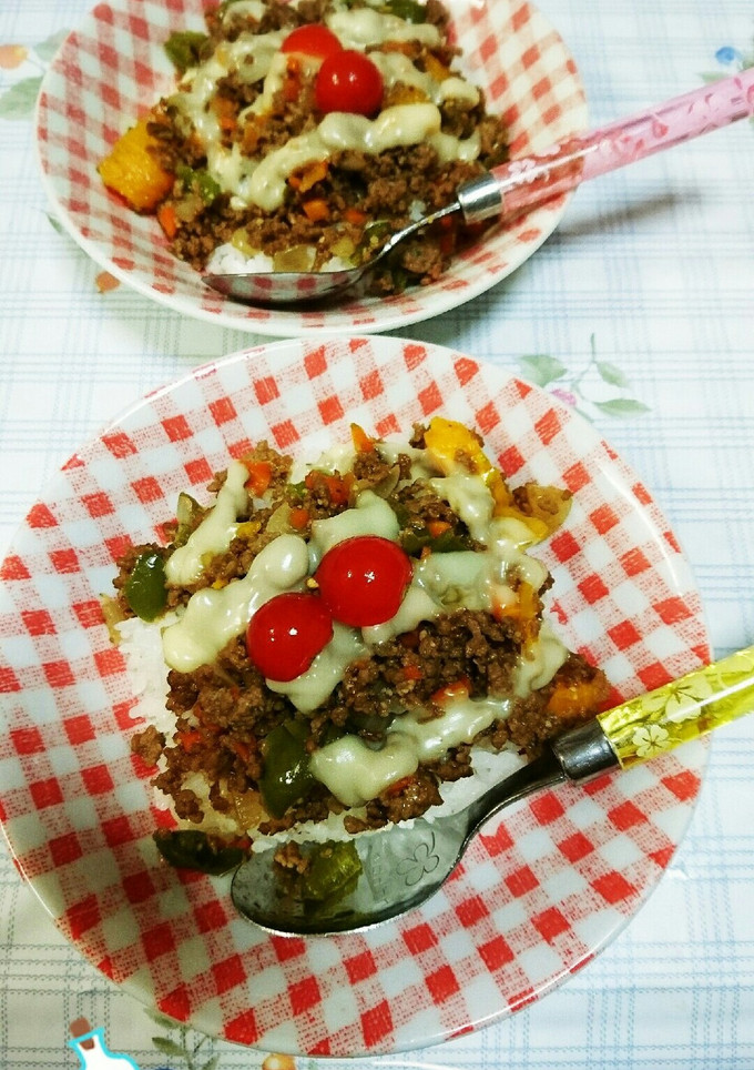 わが家のガパオライス風☆挽き肉炒め♥-レシピのメイン写真