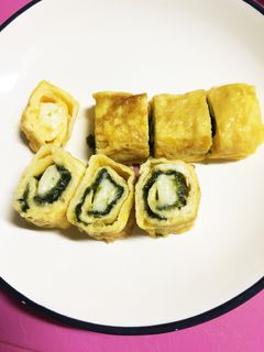 卵1個!簡単!チーズと海苔入り卵焼き♪♪-レシピのメイン写真