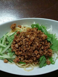 濃厚!冷たい担々風パスタ-レシピのメイン写真