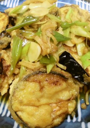 ☆おいしい☆ナスのはさみ揚げ香味煎り-レシピのメイン写真