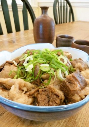 圧力鍋で簡単！柔らか牛スジ煮込み♪醤油味-レシピのメイン写真