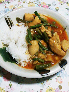 エリンギと鞘インゲンのチキンカレー-レシピのメイン写真
