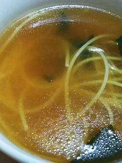 春雨とパスタのコンソメスープ-レシピのメイン写真