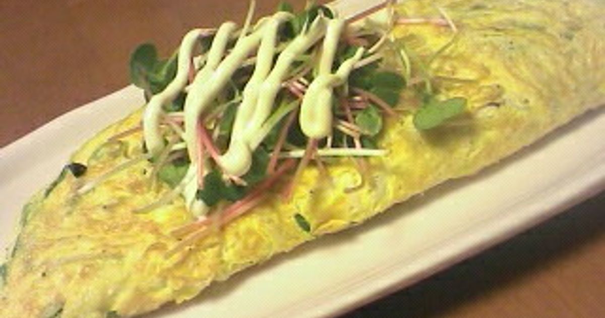 簡単美味♪しらすと青ネギの節約オムレツ♡ by ＊…puni