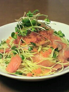 シーフードたっぷり♪冷製和風パスタ-レシピのメイン写真