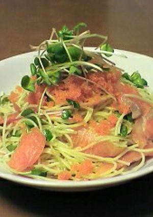 シーフードたっぷり♪冷製和風パスタ-レシピのメイン写真