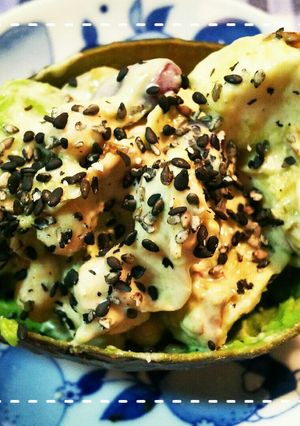 混ぜるだけで簡単！アボカドと大豆のサラダ-レシピのメイン写真