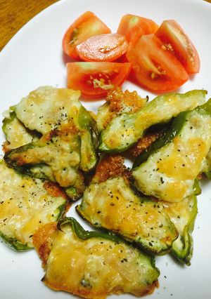ピーマンのチーズ焼き-レシピのメイン写真