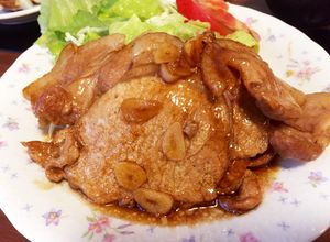 豚ロース薄切り肉のガーリックソテー-レシピのメイン写真