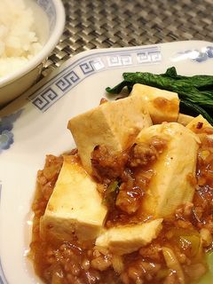 娘作♡焼肉のたれで作る辛くない麻婆豆腐-レシピのメイン写真