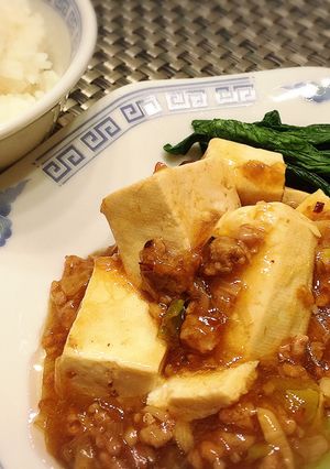 娘作♡焼肉のたれで作る辛くない麻婆豆腐-レシピのメイン写真