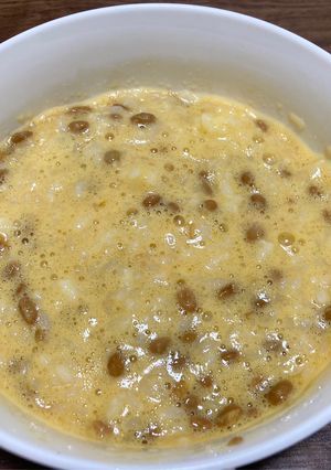 【糖尿病】納豆玉子かけご飯-レシピのメイン写真