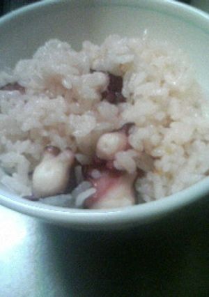かわいいピンクのたこ飯-レシピのメイン写真
