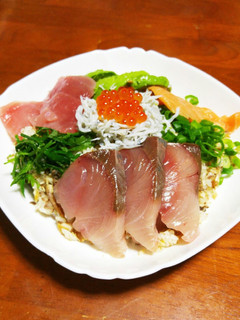 ☆ぶりの照り焼き&混ぜごはん☆海鮮丼-レシピのメイン写真