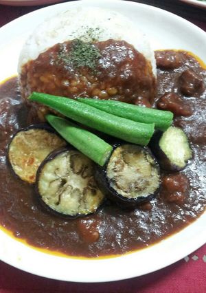 夏野菜なすとおくらカレー-レシピのメイン写真