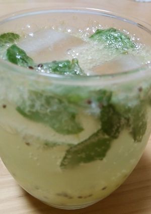 さっぱり飲みやすいお酒 キウイモヒート-レシピのメイン写真