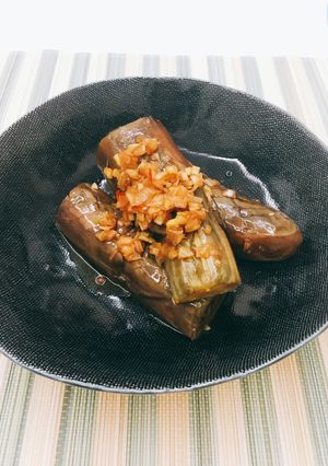 簡単！揚げない！茄子の香味煮浸し-レシピのメイン写真