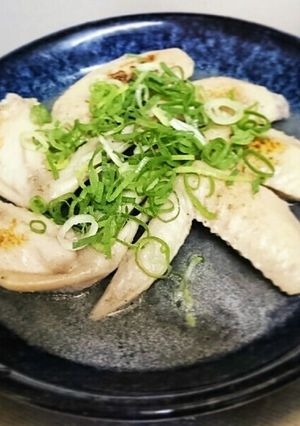 簡単手羽先の酒蒸し。-レシピのメイン写真